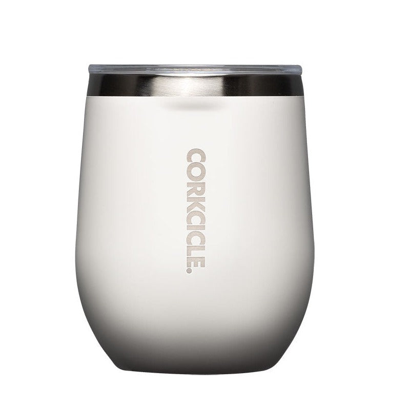 Corkcicle 12oz Stemless - Oak Milk