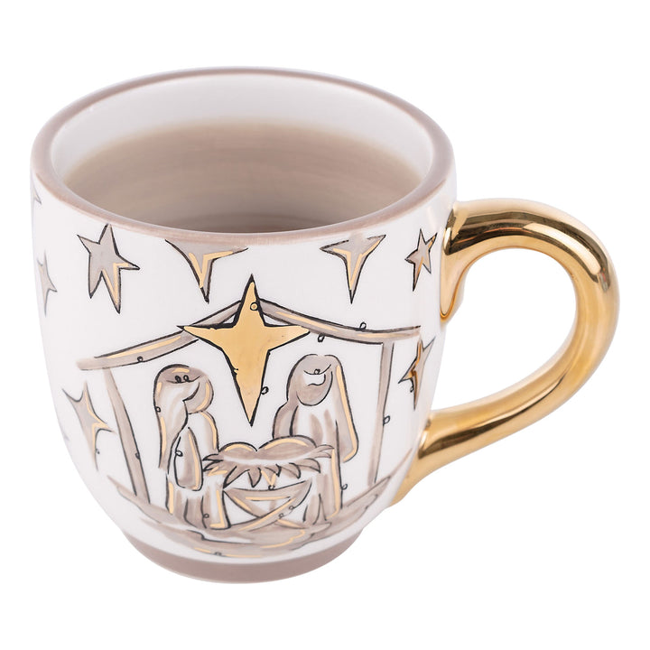 Glory Haus Gold Star Oh Holy Night Mug