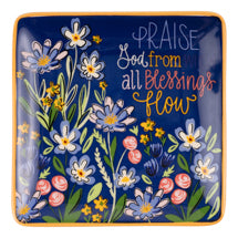 Glory Haus Praise God From Whom Blessings Flow Trinket Tray