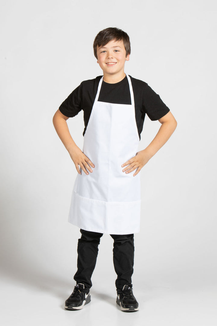 Uncommon Threads Child Bib Apron #3009 - White