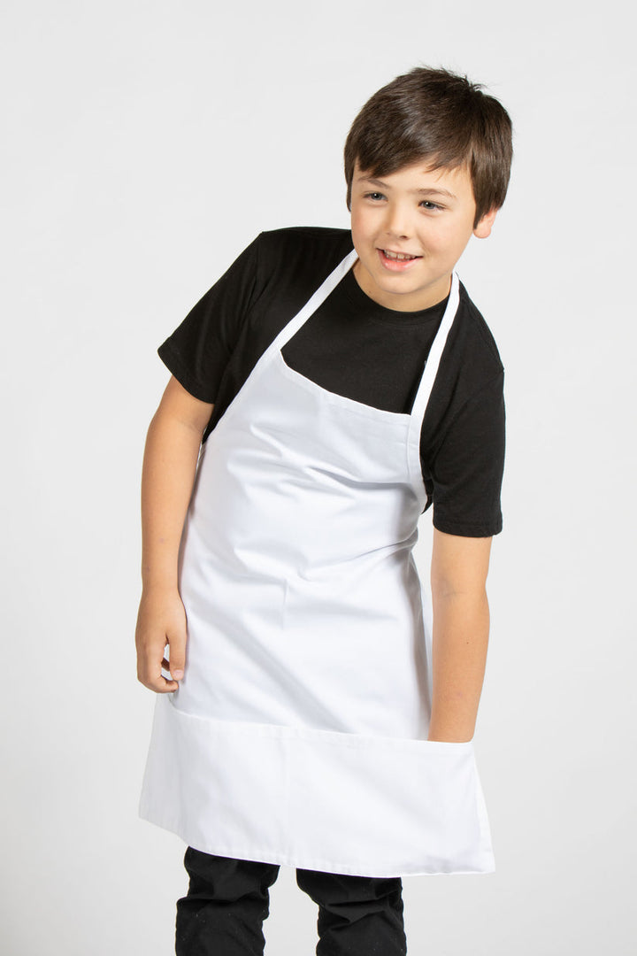 Uncommon Threads Child Bib Apron #3009 - White