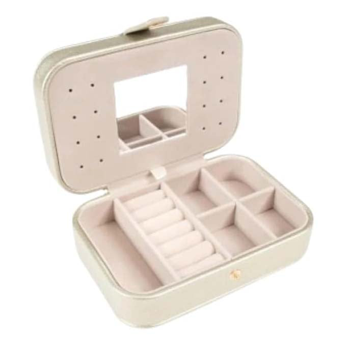 Brouk & Co Leah Travel Jewelry Organizer - Pearl White