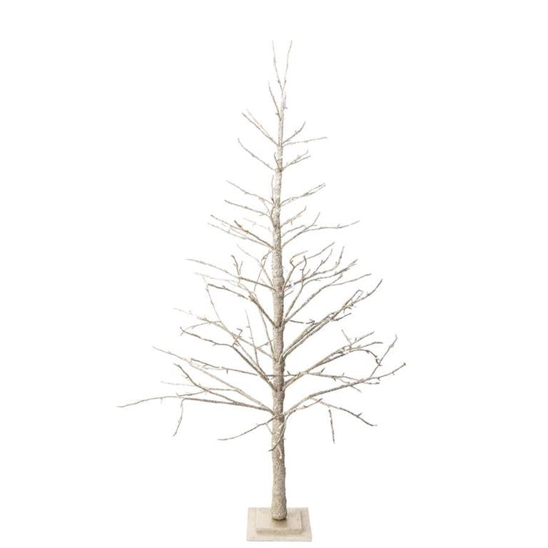 star treeです K & K Interiors Gold Glitter LED Christmas Tree w/Electrical