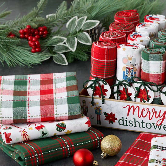 DII Dish Towel - Tis the Season Assorted