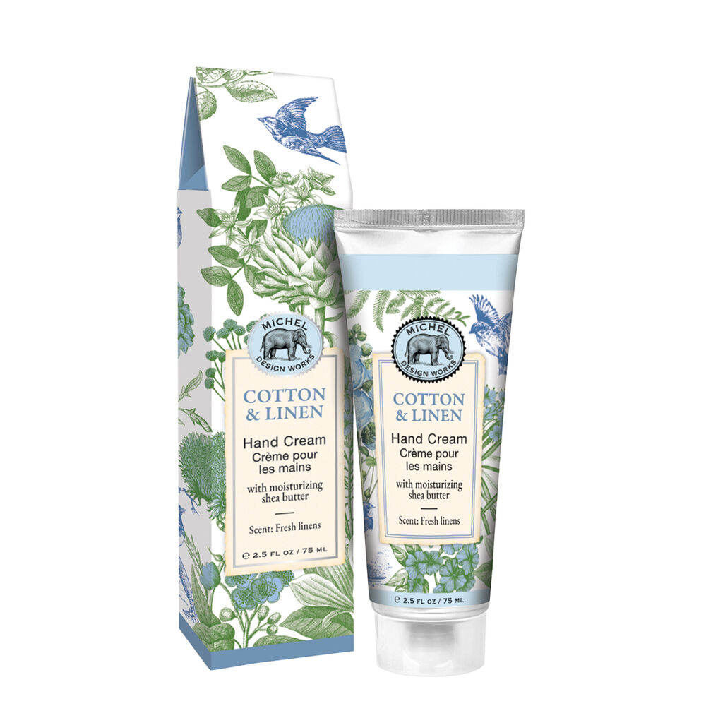 Michel Design Works Hand Cream 2.5oz - Cotton & Linen