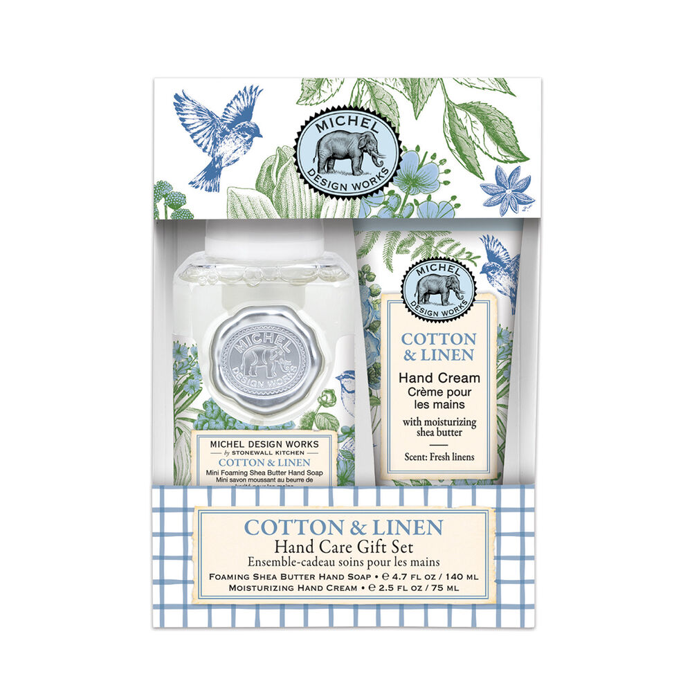 Michel Design Works Hand Care Gift Set - Cotton & Linen