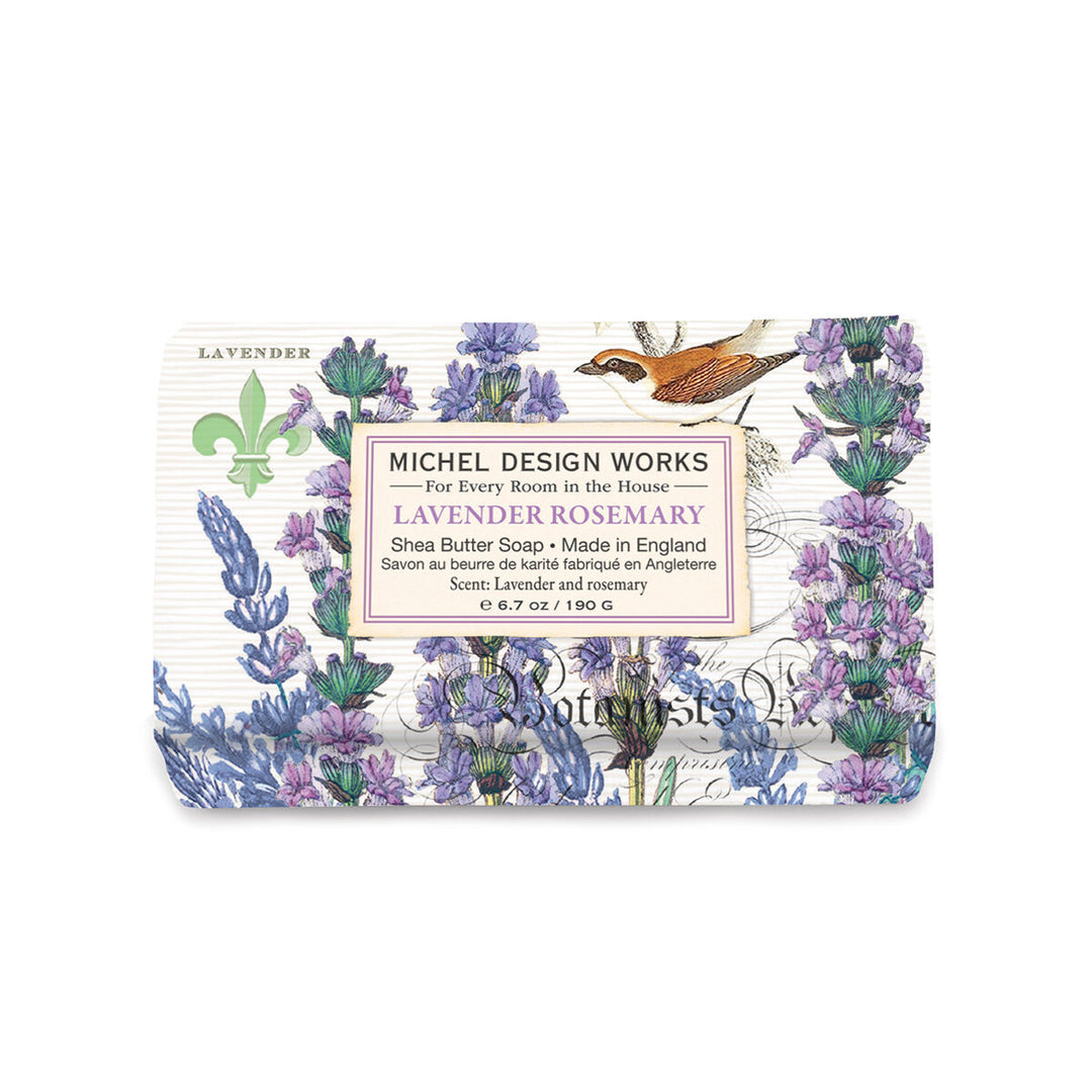 Michel Design Works Medium Bath Soap Bar - Lavender Rosemary