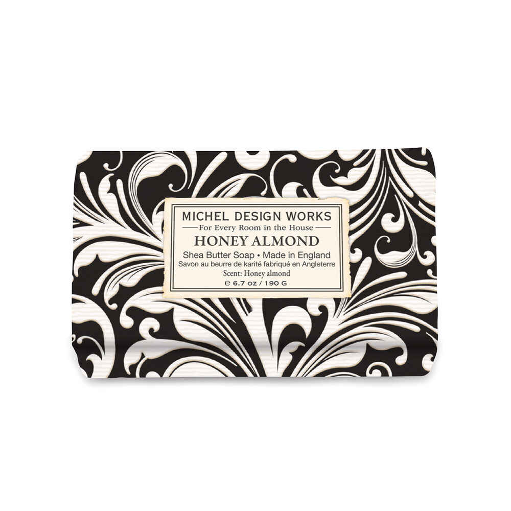 Michel Design Works Medium Bath Soap Bar - Honey Almond