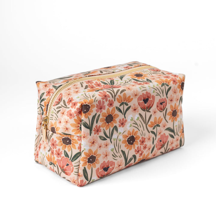 Elyse Breanne Cosmetic Bag - Sunny Poppies