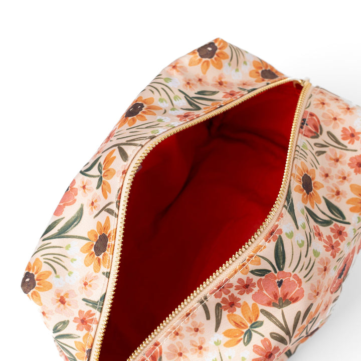 Elyse Breanne Cosmetic Bag - Sunny Poppies