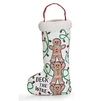 Burton & Burton Wine Bottle Bag - Deck the Wine