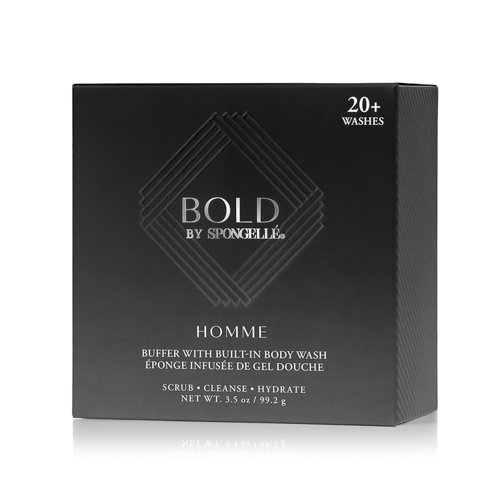 Spongellé® Men's Home Collection Body Wash Infused Buffer | Bold 20+ WASHES