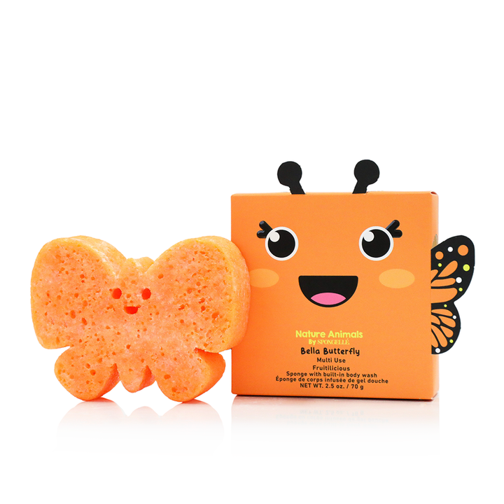 Spongellé® Nature Animal Bath Sponge - Bella Butterfly
