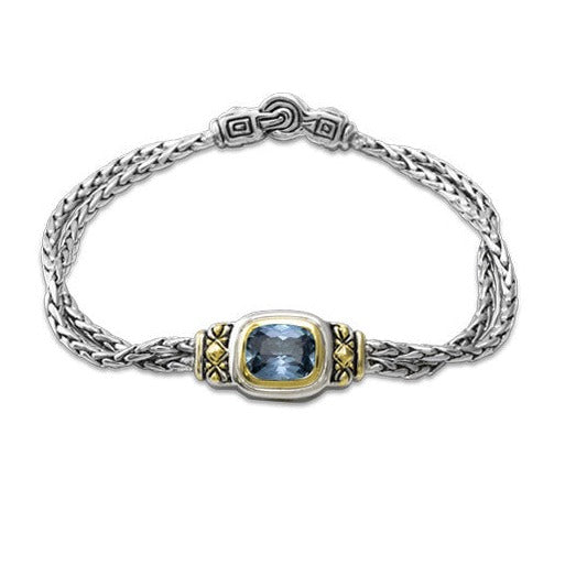 John Medeiros Nouveau Double Strand Bracelet - Aqua