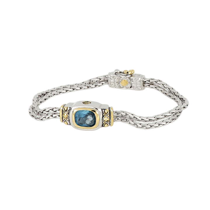 John Medeiros Nouveau Double Strand Bracelet - Aqua