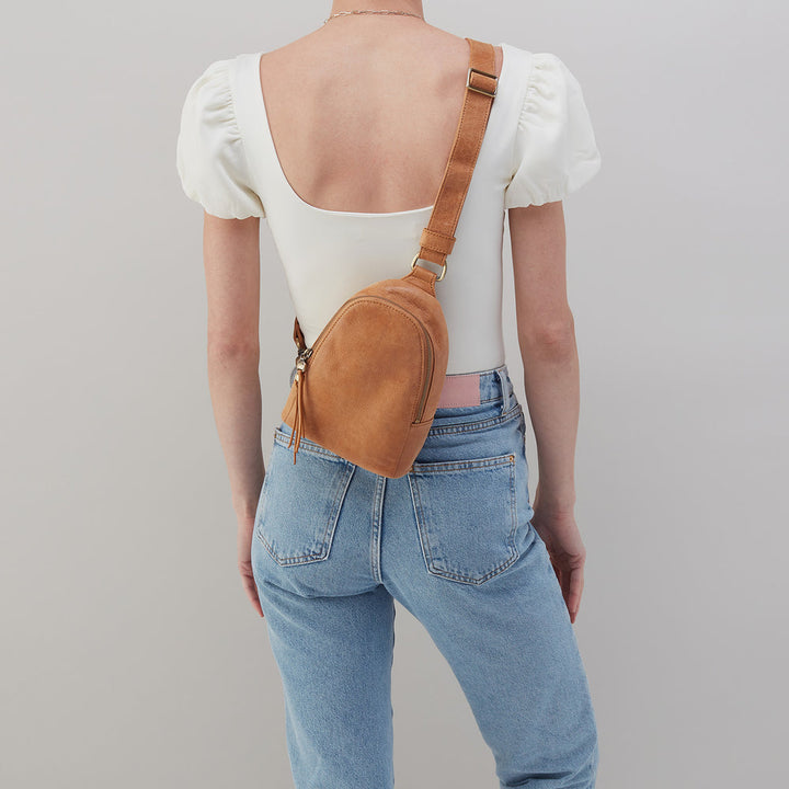 Hobo Fern Sling Crossbody - Whiskey Buffed Leather