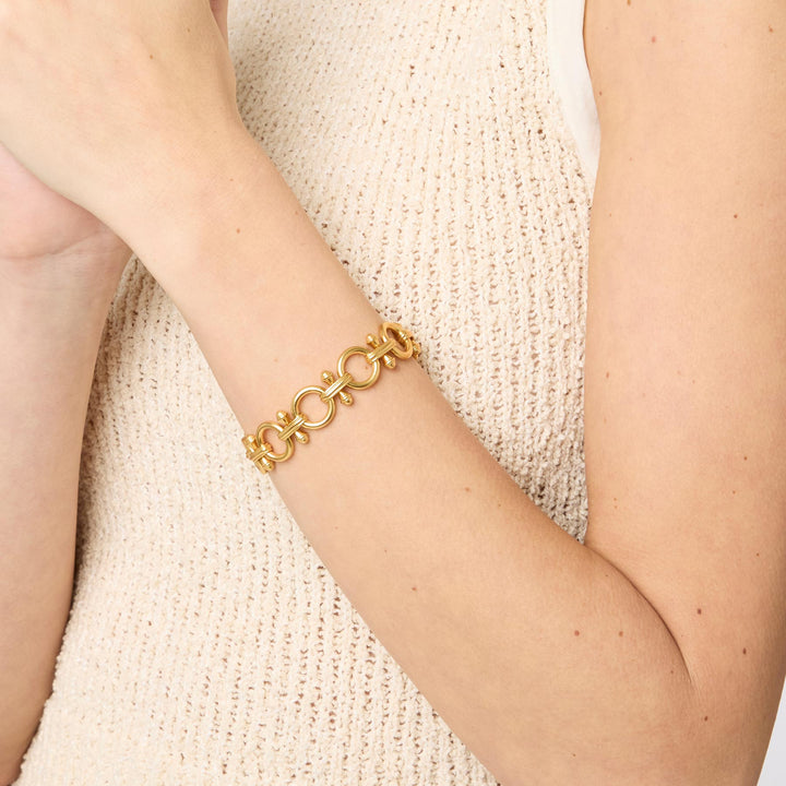 Julie Vos Bamboo Link Bracelet - Gold/OS