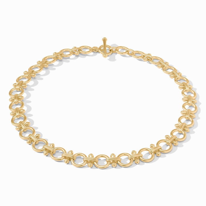 Julie Vos Bamboo Link Necklace - Gold/OS