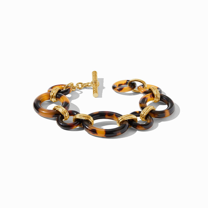 Julie Vos Madison Link Bracelet - Gold/Tortoiseshell