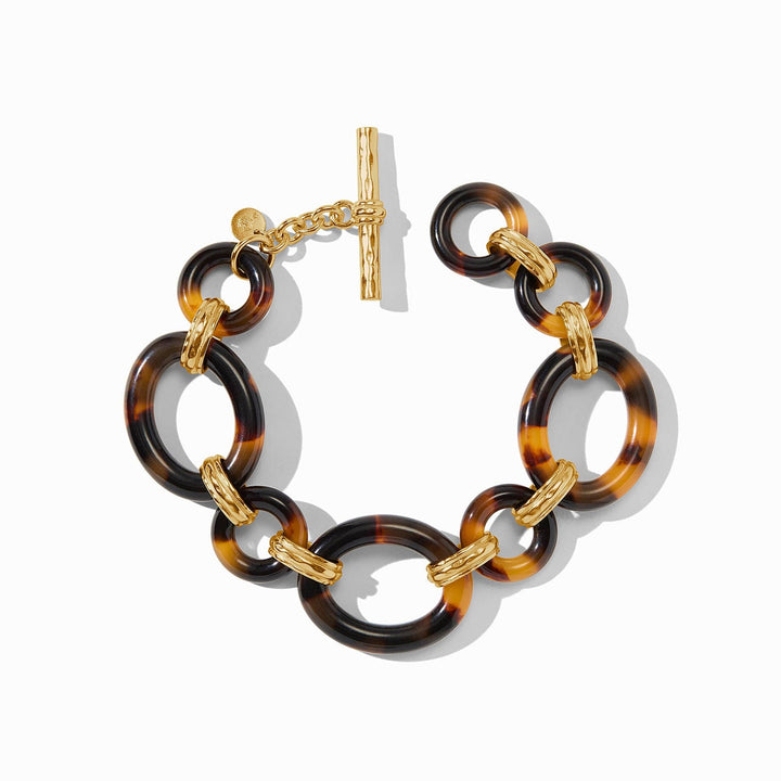 Julie Vos Madison Link Bracelet - Gold/Tortoiseshell