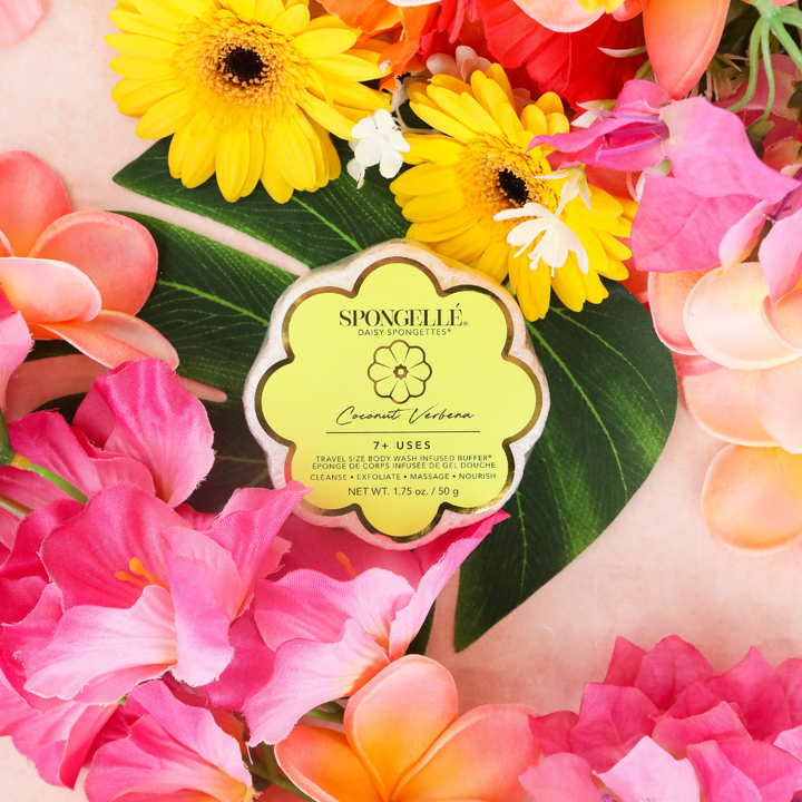 Spongellé® Coconut Verbena | Daisy Spongette - 7+ WASHES