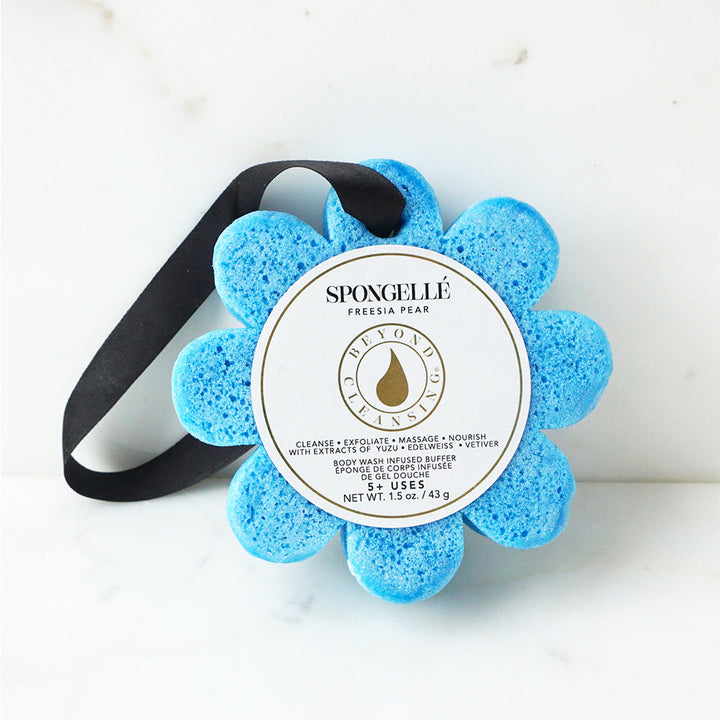 Spongellé® Freesia Pear | Wild Flower Bath Sponge - 14+ WASHES