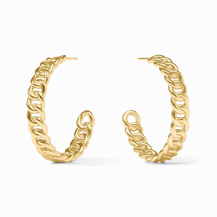Julie Vos Dolce Hoop Earrings - Gold/Large