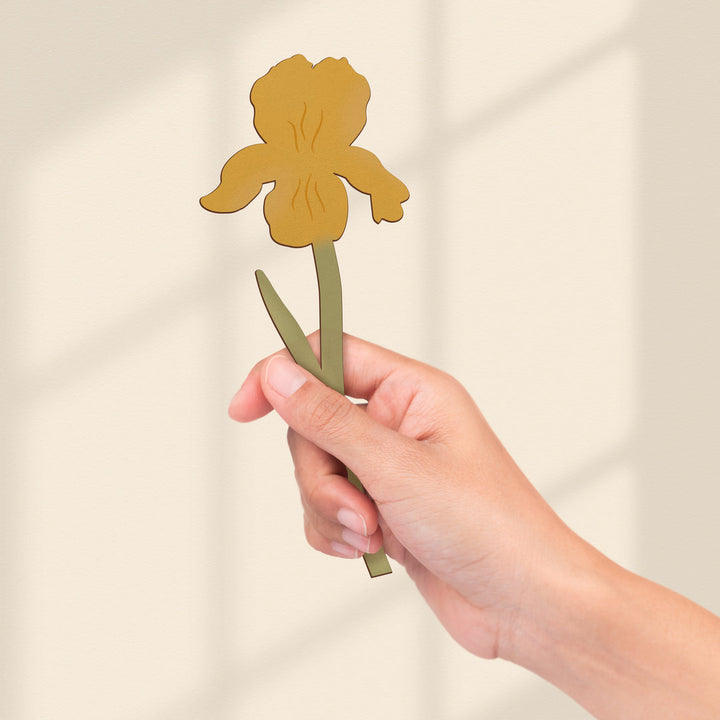 PGD Wooden Flower - Iris