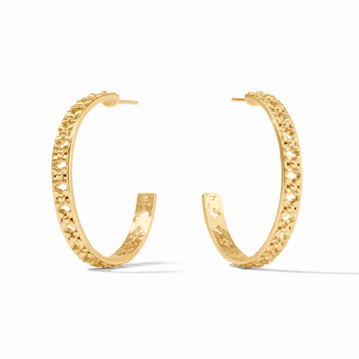 Julie Vos Helene Hoop Earrings - Gold/Large