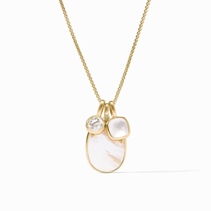 Julie Vos Kaleidoscope Charm Pendant - Gold/Iridescent Clear Crystal/OS