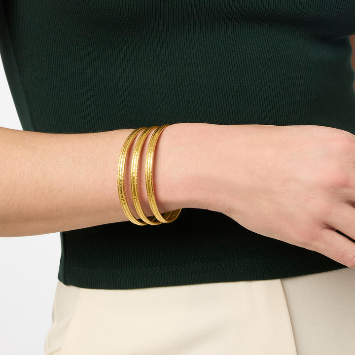 Julie Vos Madison Bangle - Gold/Small