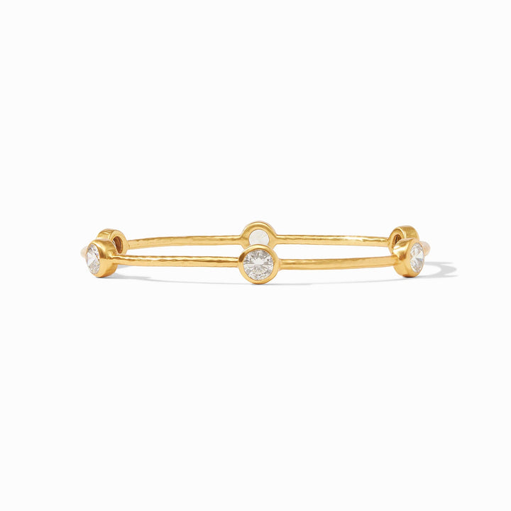 Julie Vos Milano Bangle - Gold/Cubic Zirconia/Small