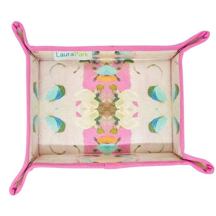 Laura Monet's Garden Pink Snap Tray