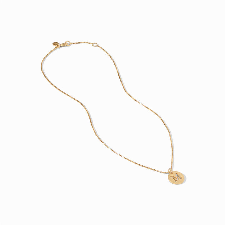 Julie Vos Monogram Delicate Necklace - Gold/Letter S