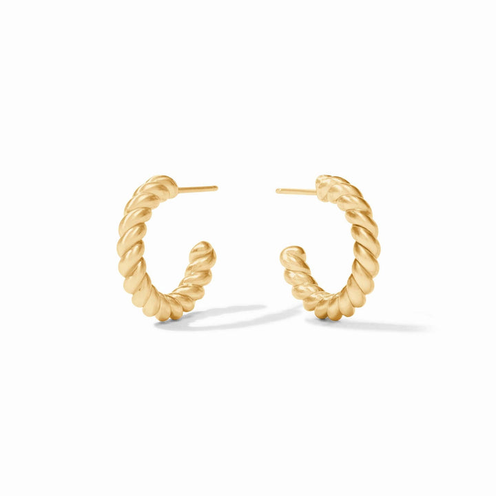 Julie Vos Nassau Hoop Earrings - Gold/Small