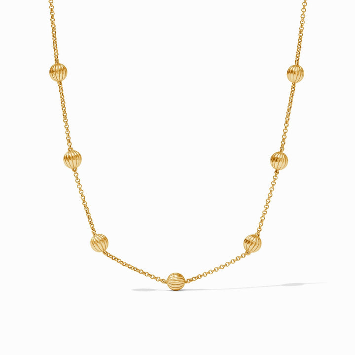 Julie Vos Cirque Delicate Station Necklace - Gold