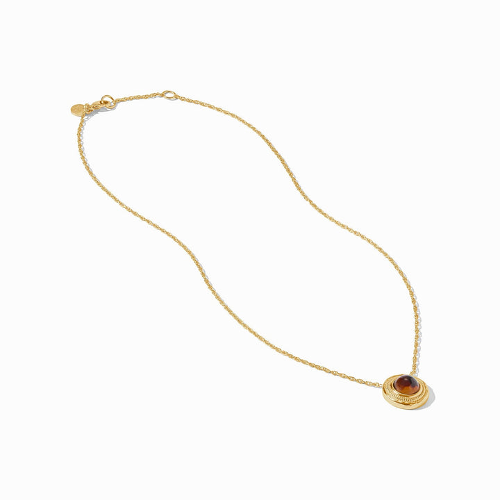 Julie Vos Madison Delicate Necklace - Gold/Tortoiseshell