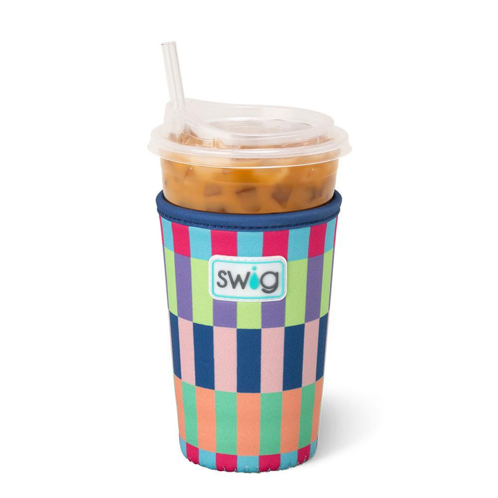 Swig Iced Cup Coolie (Medium) - Brite Stripe
