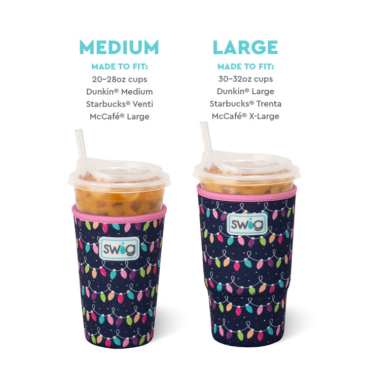 Swig Iced Cup Coolie (Medium) - Tacky Lights
