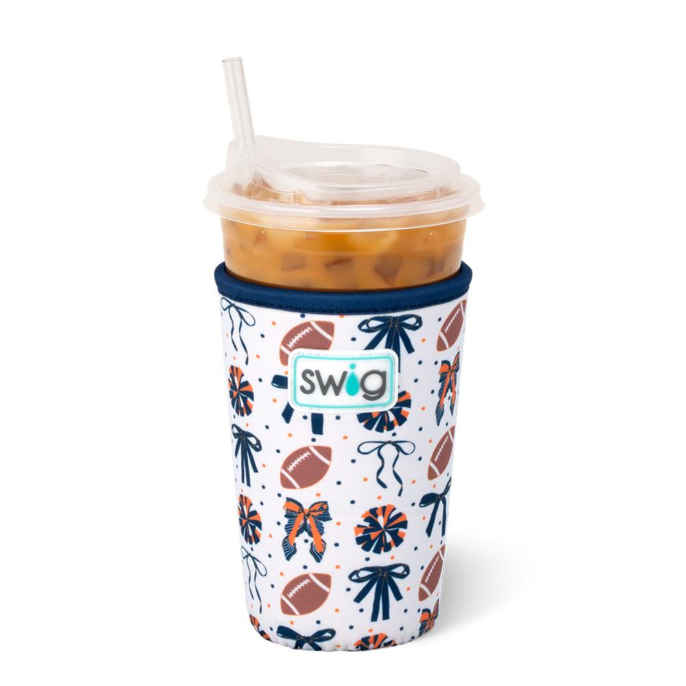 Swig We've Got Spirit Navy + Orange Iced Cup Coolie (Medium)