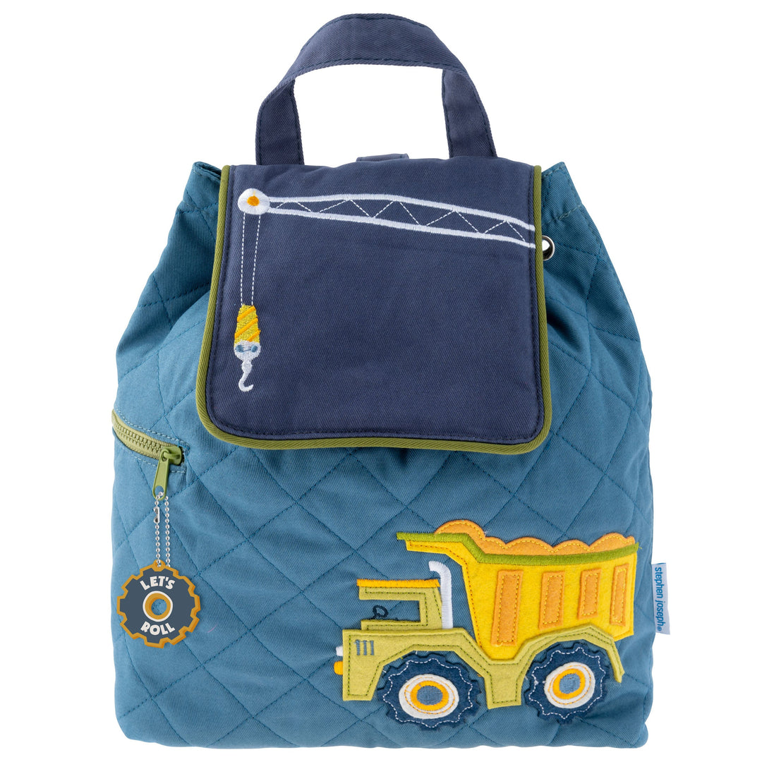 Stephen Joseph Quilted Backpack - Construction
