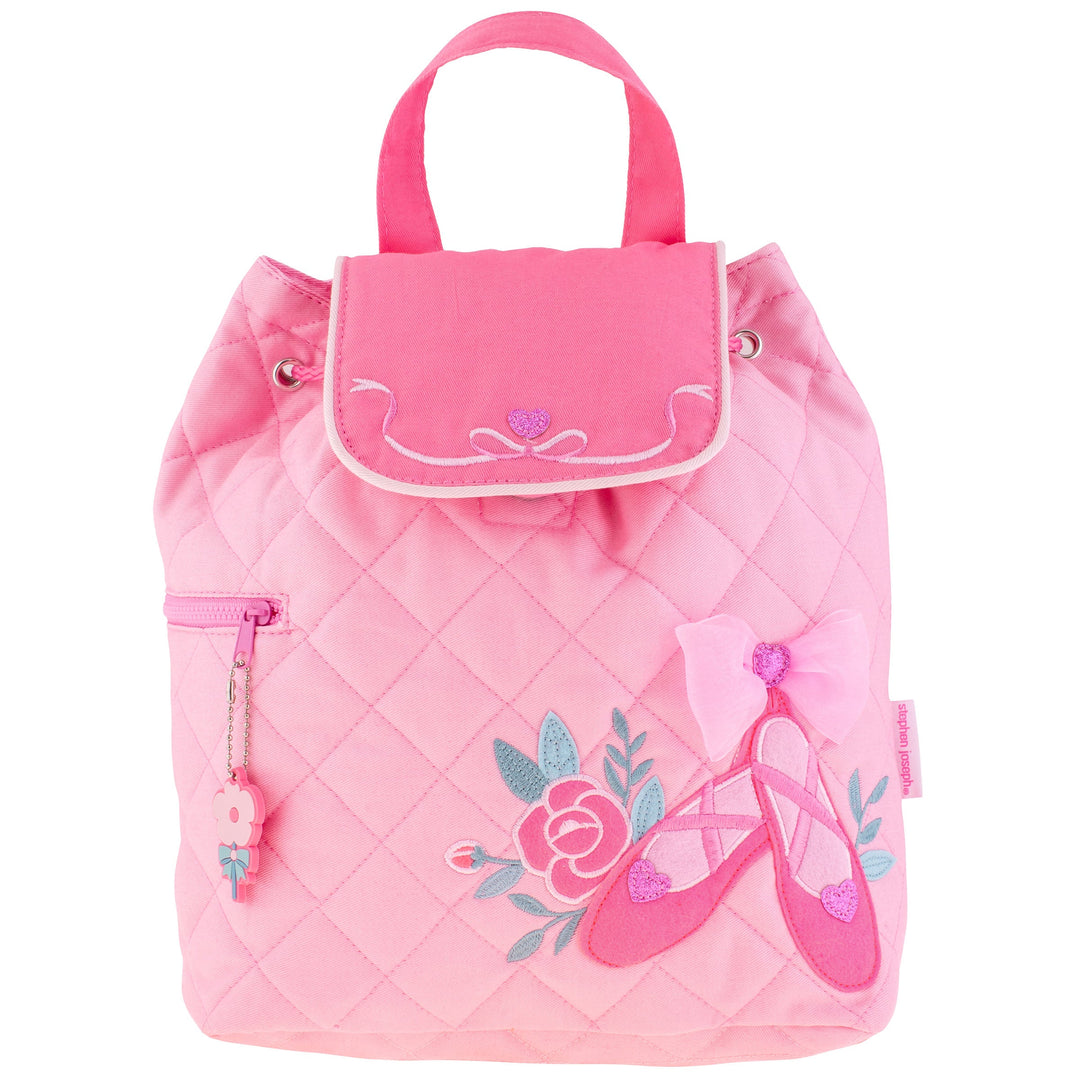 Stephen Joseph Quilted Backpack - Pink Ballet