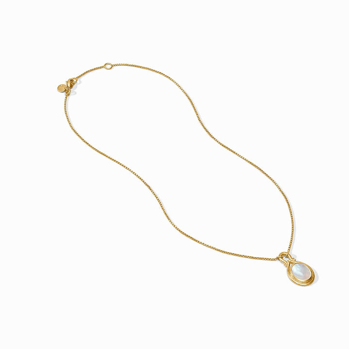 Julie Vos Saratoga Delicate Necklace - Gold/Mother of Pearl/OS
