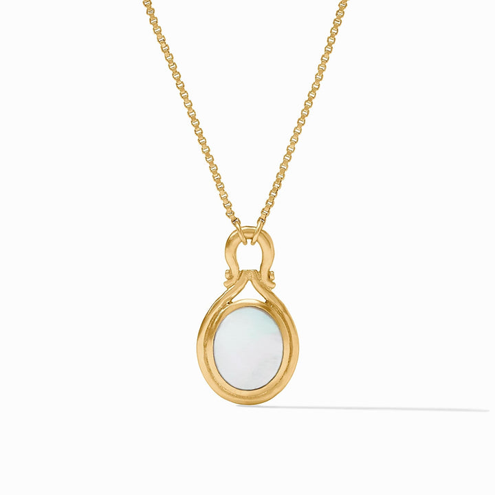Julie Vos Saratoga Delicate Necklace - Gold/Mother of Pearl/OS