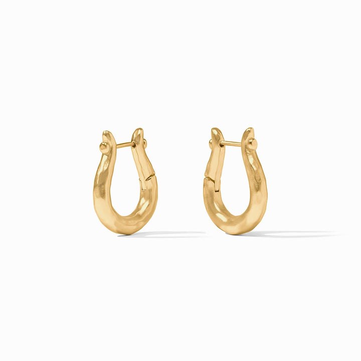 Julie Vos Saratoga Hoop Earrings - Gold/Small