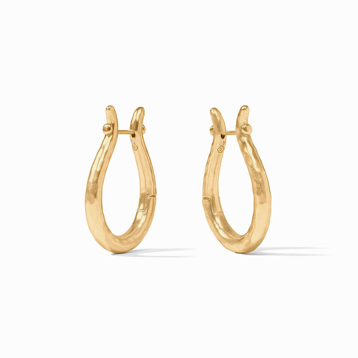 Julie Vos Saratoga Hoop Earrings - Gold/Medium
