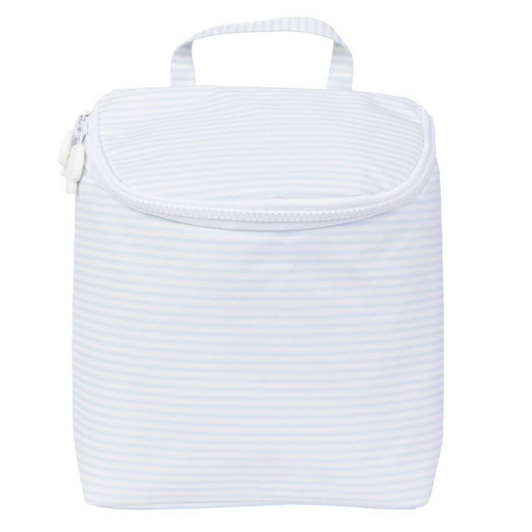 Apple of My Isla Bottle Bag - Blue Stripe