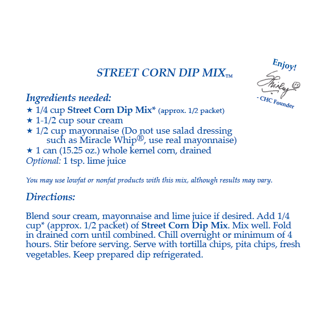Country Home Creations Street Corn Dip Mix