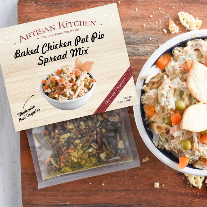 Country Home Creations Artisan Kitchen Baked Chicken Pot Pie Spread Mix