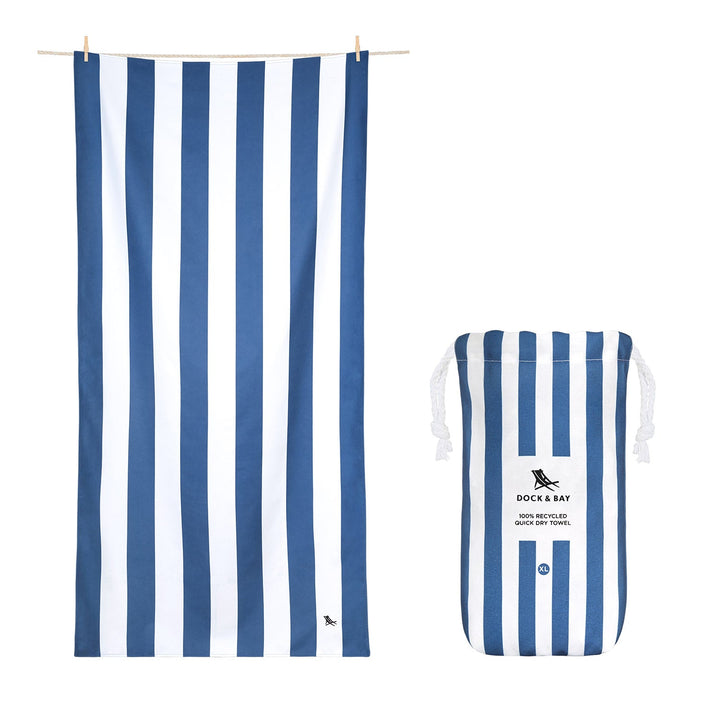 Dock & Bay Quick Dry Towel - Whitsunday Blue Extra Large